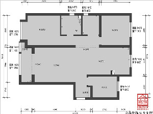 榮盛華府190平米裝修戶型解析